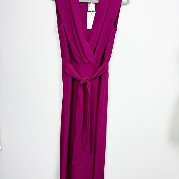 AMANDA UPRICHARD | NEW Lamarca Midi Dress in Syrah Women’s Size Medium - Picture 4 of 11